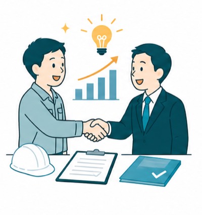 資金繰りや価格交渉に悩む事業者と、整理して前向きになった様子 支援後